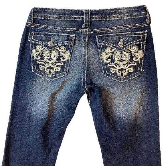 Ana Premium Bootcut Blue Denim Jeans Womens Size 30/10 Blue - Picture 3 of 11